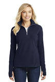 LDE Port Authority® Ladies Microfleece 1/2-Zip Pullover