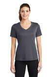 Key Equestrian Sport-Tek® Ladies PosiCharge® Competitor™ V-Neck Tee