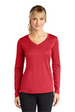 Team HAW Sport-Tek® Ladies Long Sleeve PosiCharge® Competitor™ V-Neck Tee