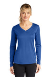 Team HAW Sport-Tek® Ladies Long Sleeve PosiCharge® Competitor™ V-Neck Tee
