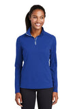 CKRH Sport-Tek® Ladies Sport-Wick® Textured 1/4-Zip Pullover