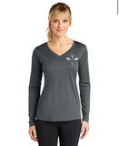 Norris Sporthorses Sport-Tek® Ladies Long Sleeve PosiCharge® Competitor™ V-Neck Tee