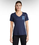 KD Equestrian Sport-Tek® Ladies PosiCharge® Competitor™ V-Neck Tee