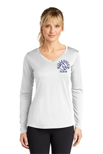 Sport-Tek Ladies Long Sleeve PosiCharge Competitor™ V-Neck Tee, Product