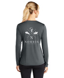 Norris Sporthorses Sport-Tek® Ladies Long Sleeve PosiCharge® Competitor™ V-Neck Tee