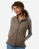 SchoolAIT Weatherproof Women's Vintage Diamond Quilted Vest