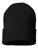 SchoolAIT Sportsman 12" Solid Cuffed Beanie