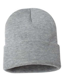 SchoolAIT Sportsman 12" Solid Cuffed Beanie