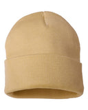SchoolAIT Sportsman 12" Solid Cuffed Beanie