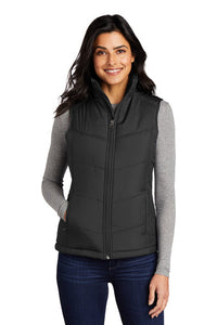 Buck Off Cancer Port Authority® Ladies Puffy Vest