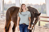 Thoroughbred & Thankful Ladies Relaxed Fit T-Shirt
