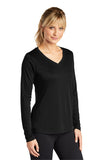 Hickory Manor Sport-Tek® Ladies Long Sleeve PosiCharge® Competitor™ V-Neck Tee