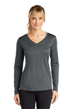 Hickory Manor Sport-Tek® Ladies Long Sleeve PosiCharge® Competitor™ V-Neck Tee