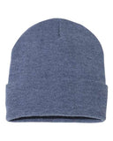 SchoolAIT Sportsman 12" Solid Cuffed Beanie