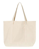 SchoolAIT Q-Tees 34.6L Large Canvas Deluxe Tote