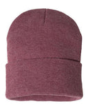 SchoolAIT Sportsman 12" Solid Cuffed Beanie