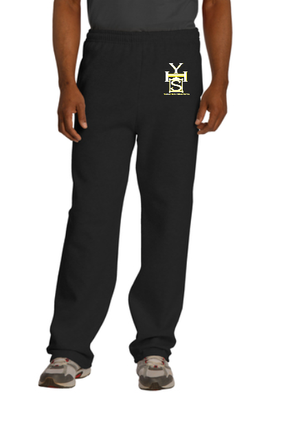 YHS JERZEES - NuBlend® Open-Bottom Sweatpants with Pockets