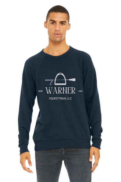 Warner Equestrian - BELLA+CANVAS® Unisex Sponge Fleece Raglan Sweatshirt