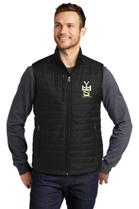 YHS Port Authority® Men's Packable Puffy Vest - Left Chest Embroidery