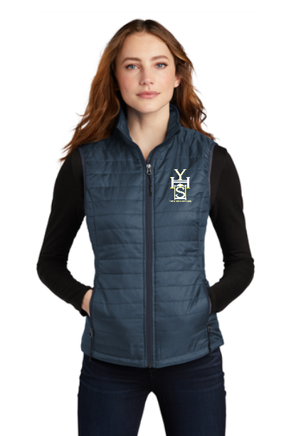 YHS Port Authority® Women's Packable Puffy Vest