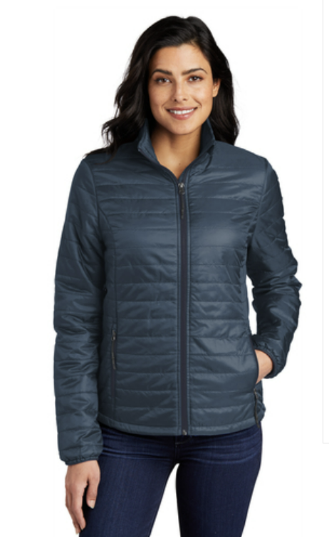 Diana Rich Eventing Port Authority® Ladies Packable Puffy Jacket