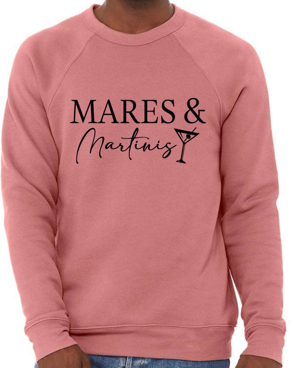 Mares & Martinis Crewneck Sweatshirt