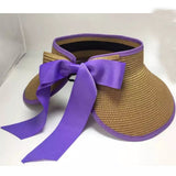 Diana Rich Eventing Ribbon Bow Rollable Sun Visor
