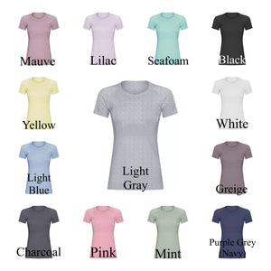 Diana Rich Eventing Seamless Jacquard Athletic T Shirt
