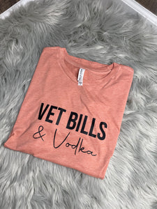 Vet Bills & Vodka Ladies Relaxed Fit T-Shirt