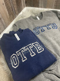 OTTB Embroidered Cozy Crewneck Sweatshirt - UNISEX
