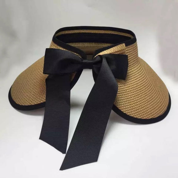 Diana Rich Eventing Ribbon Bow Rollable Sun Visor