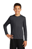 Checkmate Equestrian Sport-Tek® Youth Long Sleeve PosiCharge® Competitor™ Tee