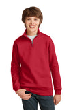 Checkmate Equestrian JERZEES® Youth NuBlend® 1/4-Zip Cadet Collar Sweatshirt