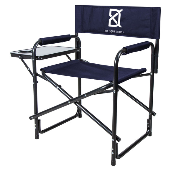 KD Equestrian Dura-Tech® Folding Directors Chair with Table