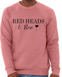 Red Heads & Rosé Crewneck Sweatshirt
