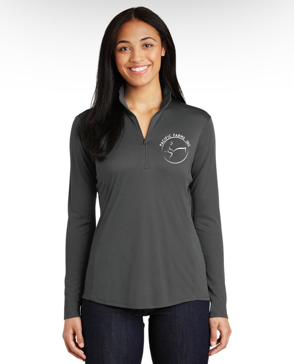 Pacific Farms Sport-Tek® Ladies PosiCharge® Competitor™ 1/4-Zip Pullover