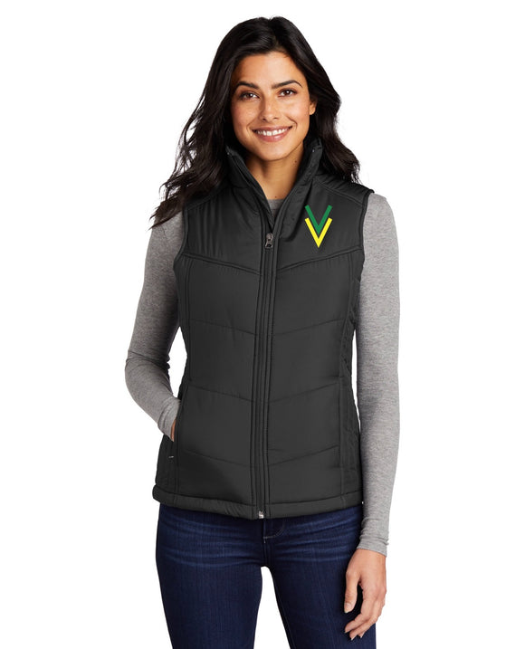 Team Clear Port Authority® Ladies Puffy Vest