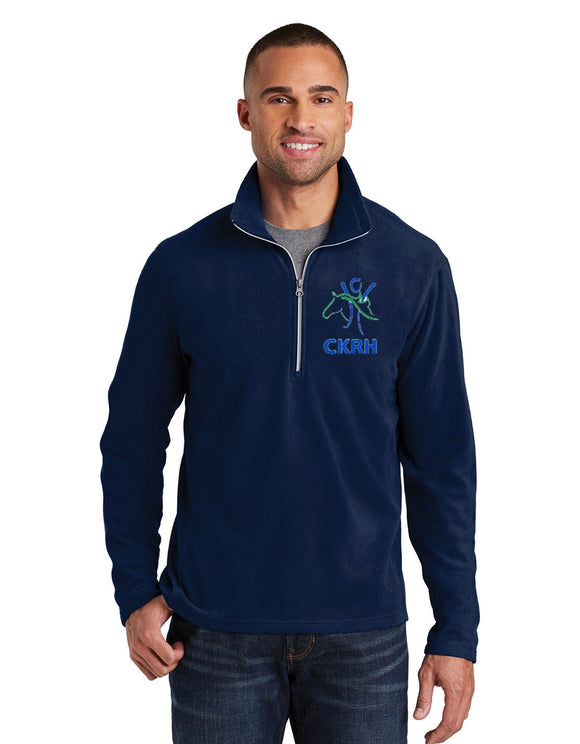 CKRH Port Authority® Mens Microfleece 1/2-Zip Pullover